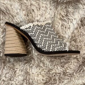 Dolce Vita Black and White Mules size 10 NWT